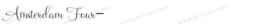 Amsterdam Four字体转换